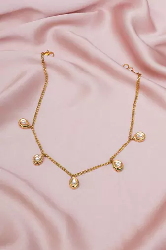 Girls gold-plated necklace