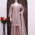 Light purple net full stitched free size upto xxl wedding suits