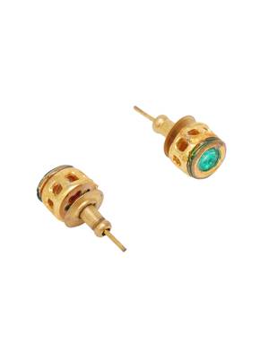 Gold-plated classic studs earrings 2