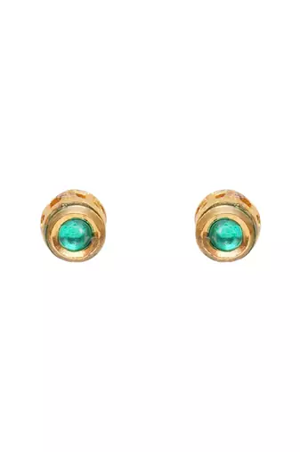 Gold-plated classic studs earrings