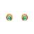 Gold-plated classic studs earrings