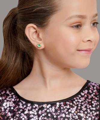 Gold-plated classic studs earrings 4