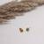Gold-plated classic studs earrings