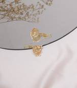 Girls gold plated jhumkas