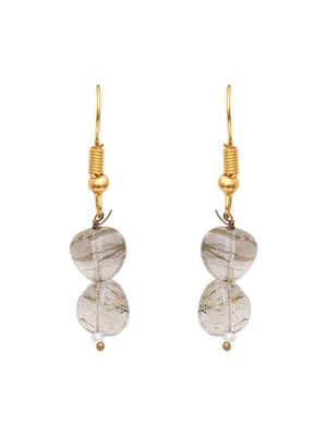 Gold-plated drop earrings 3