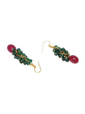Girls gold plated drop earrings 2