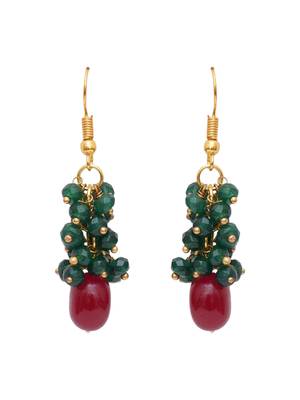 Girls gold plated drop earrings 3