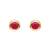 Girls gold plated studs earrings