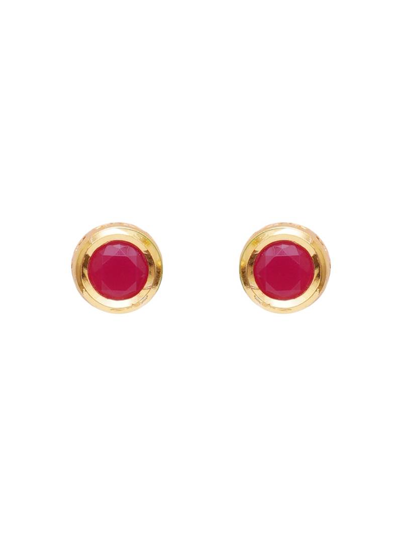 Girls gold plated studs earrings