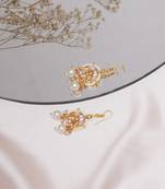 Gold-plated classic drop earrings