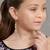 Girls gold plated drop earrings