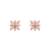 Girls gold plated studs earrings