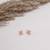 Girls gold plated studs earrings