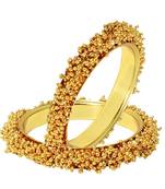 Designer Gold Plated Golden Bangles Fashion Jewellery For Women