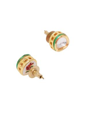 Gold-plated classic studs earrings 2