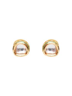 Gold-plated classic studs earrings 3