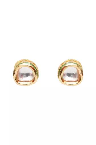 Gold-plated classic studs earrings