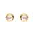 Gold-plated classic studs earrings