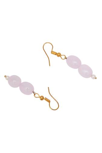 Gold-plated classic drop earrings