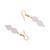 Gold-plated classic drop earrings