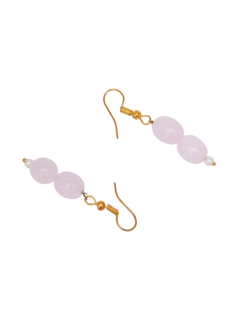 Gold-plated classic drop earrings