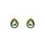 Gold-plated classic studs earrings