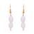 Gold-plated classic drop earrings