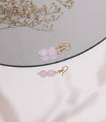 Gold-plated classic drop earrings