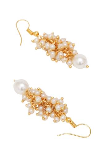 Gold plated classic drop earrings