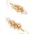 Gold plated classic drop earrings
