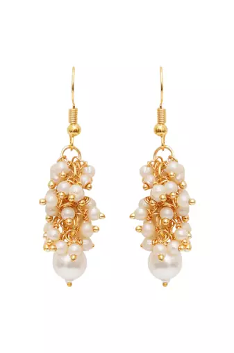 Gold plated classic drop earrings