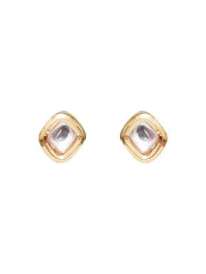 Gold-plated classic studs earrings 2