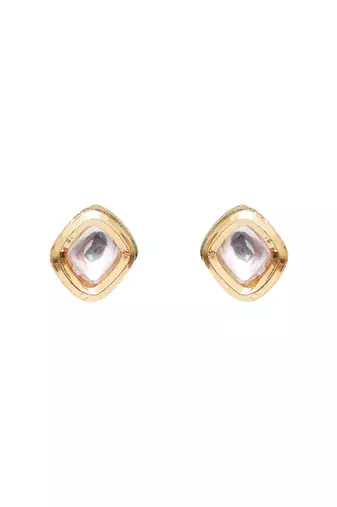 Gold-plated classic studs earrings