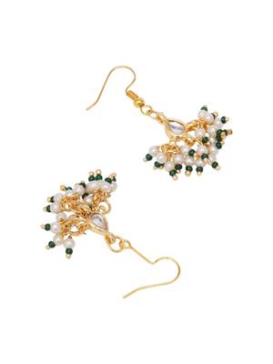 Girls gold plated drop earrings 2
