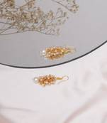 Gold plated classic drop earrings