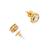 Girls gold plated studs earrings