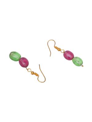 Girls gold plated drop earrings 2