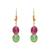 Girls gold plated drop earrings