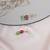 Girls gold plated drop earrings