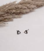 Girls gold plated studs earrings