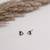 Girls gold plated studs earrings