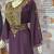 Royal Purple Hand-Embroidered KaftanParty & Occasion Wear Abaya