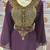 Royal Purple Hand-Embroidered KaftanParty & Occasion Wear Abaya