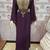 Royal Purple Hand-Embroidered KaftanParty & Occasion Wear Abaya