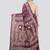 Multicolour handloom silk embroidered katha stitch work saree with blouse piece