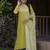 Vibrant Liril Green Kurta Set with Tie-Dye Dupatta     Elegant Festive & Party Wear