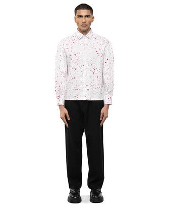 White plain cotton shirt 1
