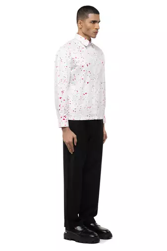 White plain cotton shirt
