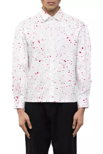 White plain cotton shirt