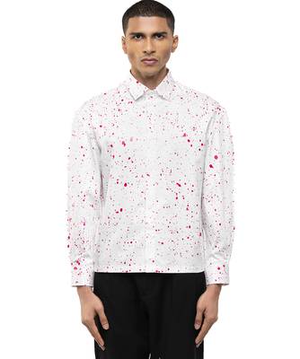 White plain cotton shirt 5